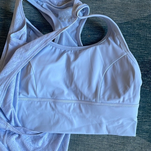 Zyia Women's Perriwinkle Sleeveless Bra Top - Picture 6 of 9